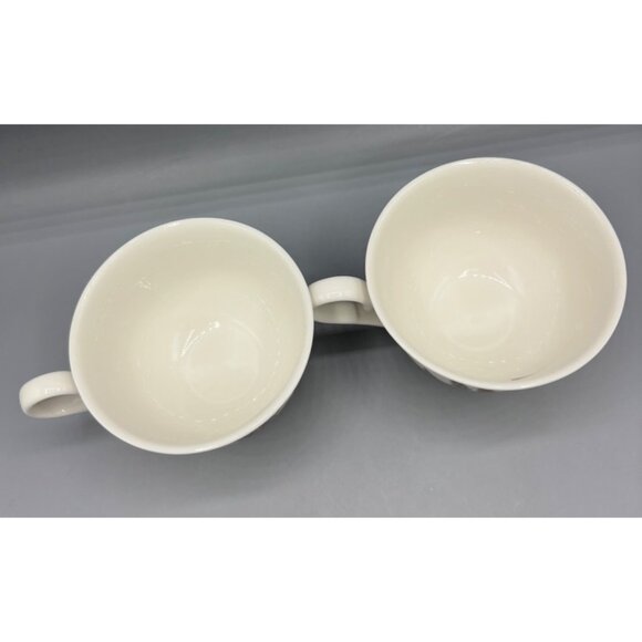 Set of 2 Portmeirion Botanic Garden Tea Cup Set Floral Footed - Picture 4 of 5